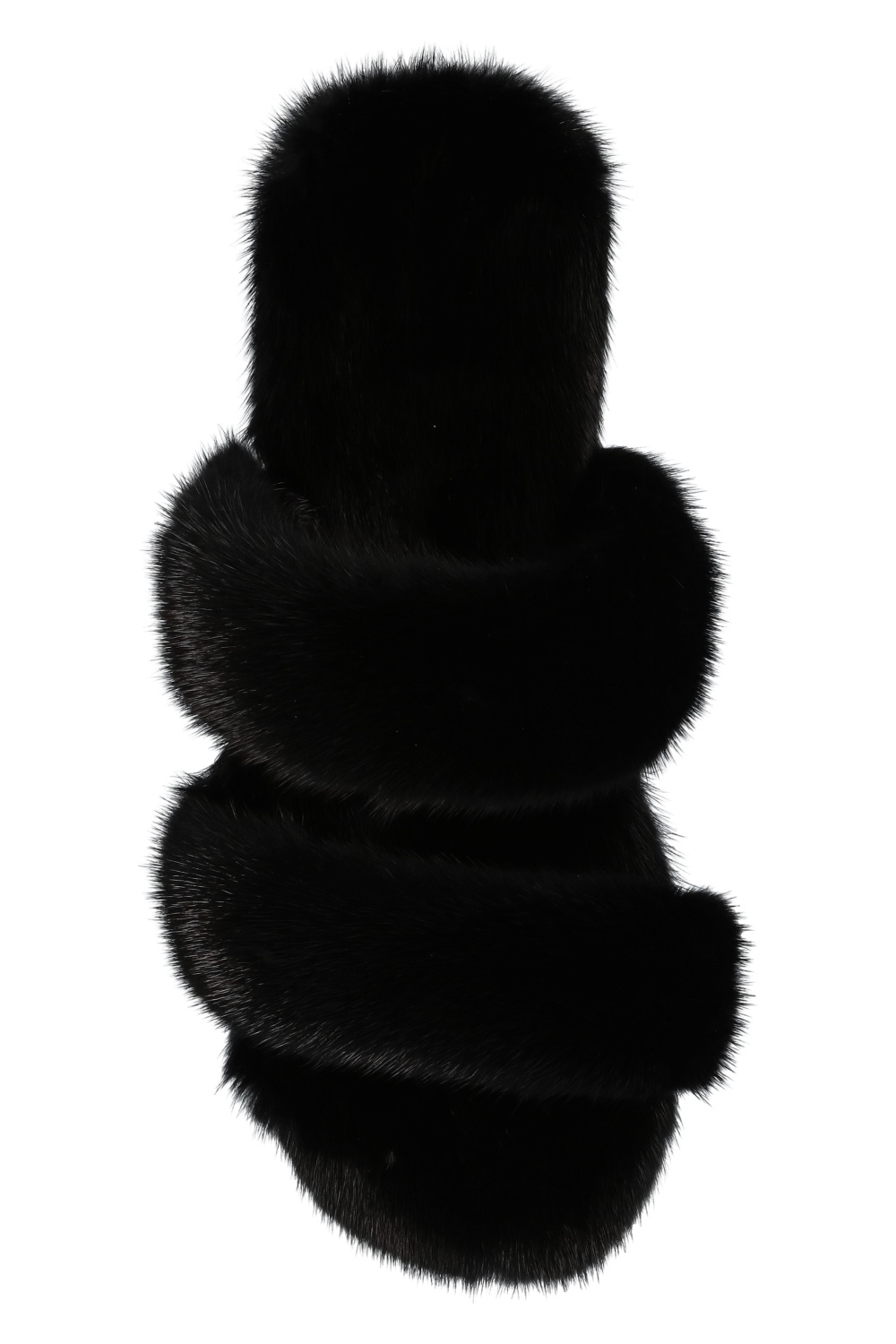 Saint Laurent Fur slides